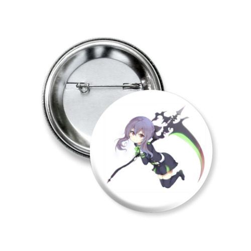 Значок 37мм Owari no Seraph Последний Серафим Синоа Хиираги
