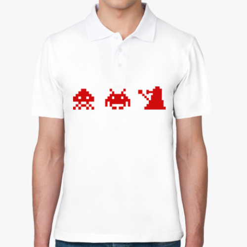 Рубашка поло Dalek & Space Invaders