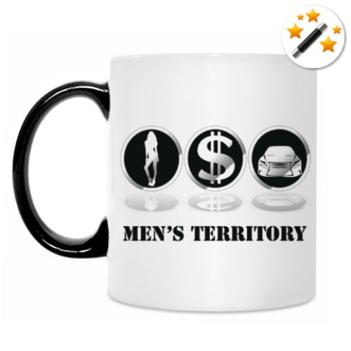 Кружка-хамелеон Men's territory