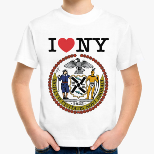 Детская футболка I Love New York