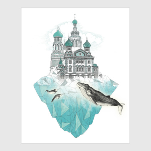 Постер Зимний Санкт-Петербург