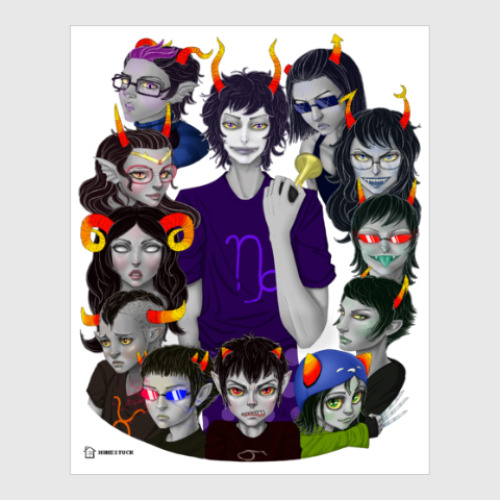 Постер Homestuck Тролли