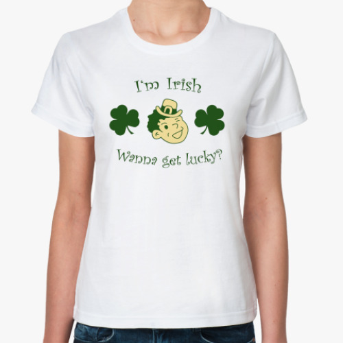 Классическая футболка I'm Irish