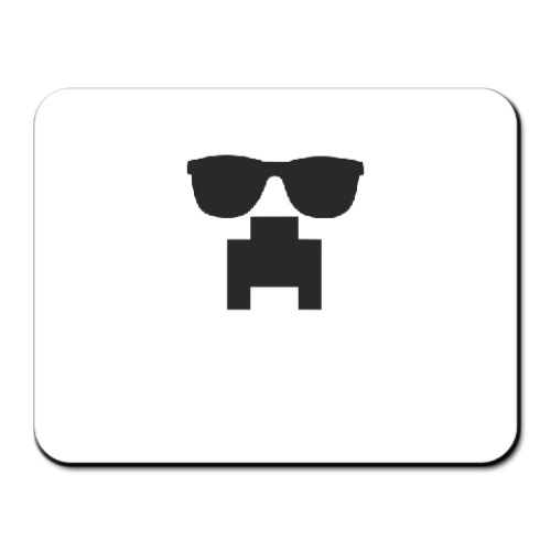 Коврик для мыши Minecraft лого