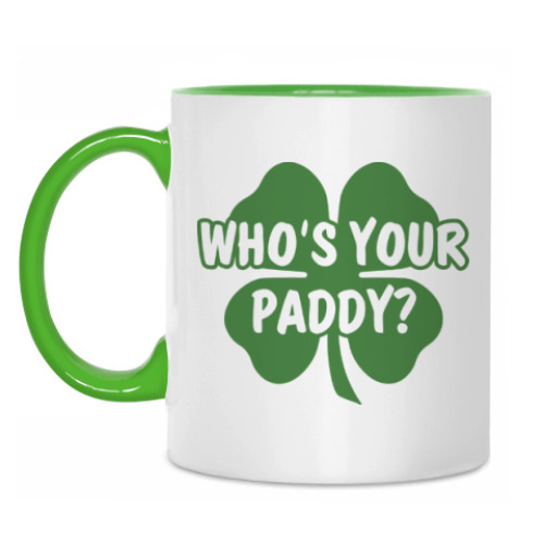 Кружка Who's your paddy
