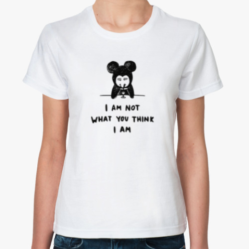 Классическая футболка Not a Mickey M