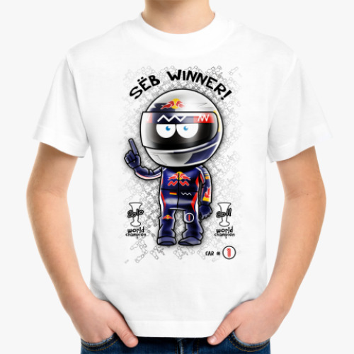Детская футболка SEB WINNER!