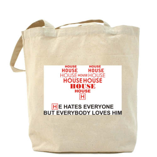 Сумка шоппер HOUSE he hates everyone