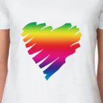 Сердце Rainbow style
