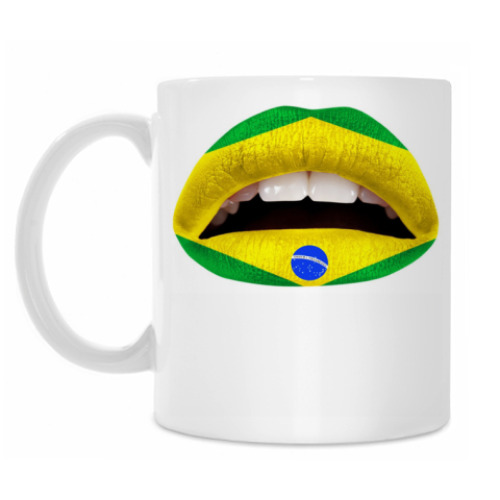 Кружка Бразильские Губы (флаг)