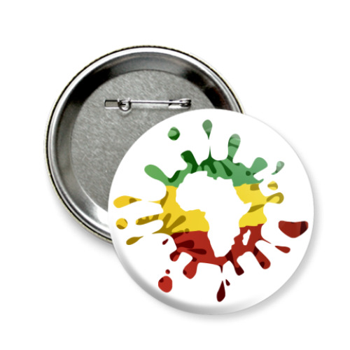 Значок 58мм African splash