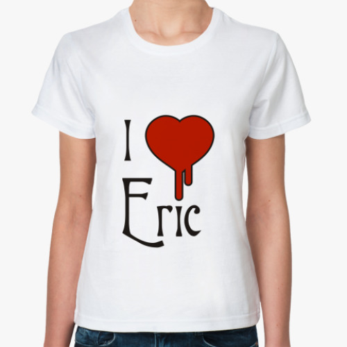 Классическая футболка 'I Love Eric'