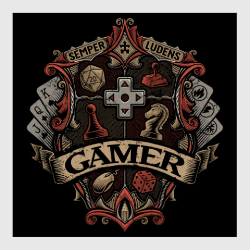 Постер Герб Геймера Gamer