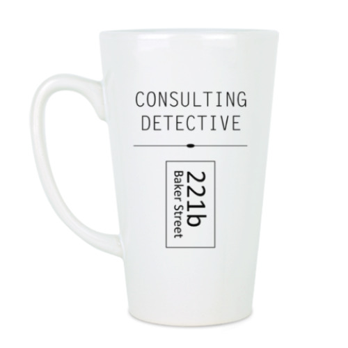 Чашка Латте Consulting Detective