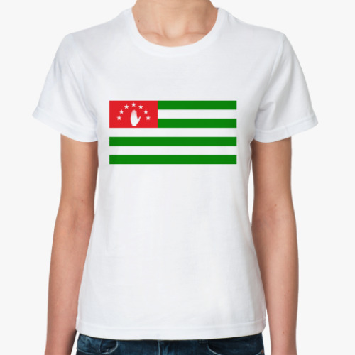 Классическая футболка Флаг Абхазия