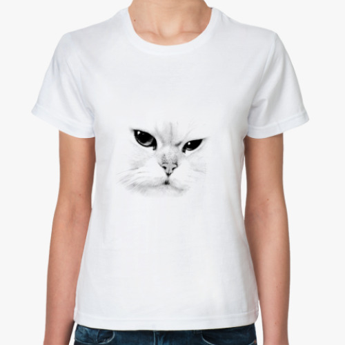 Классическая футболка White Cat