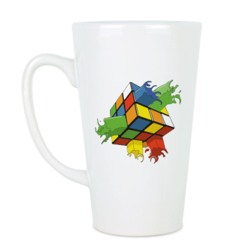 Чашка Латте Кубик Рубика | Rubiks Cube