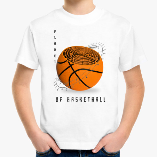 Детская футболка Планета баскетбола