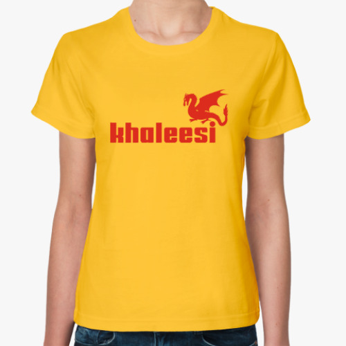 Женская футболка Дракон Кхалиси