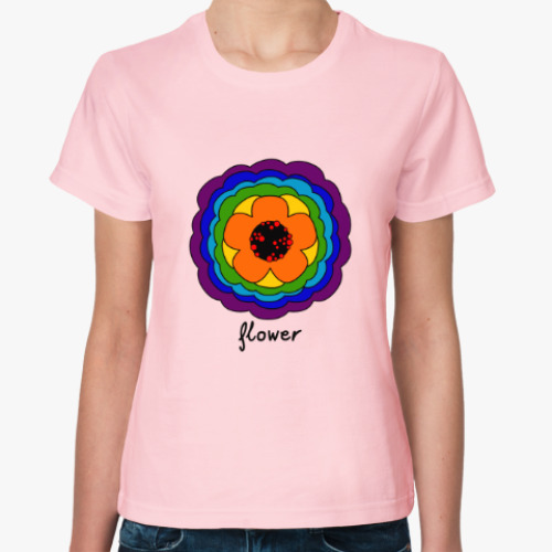 Женская футболка Flower