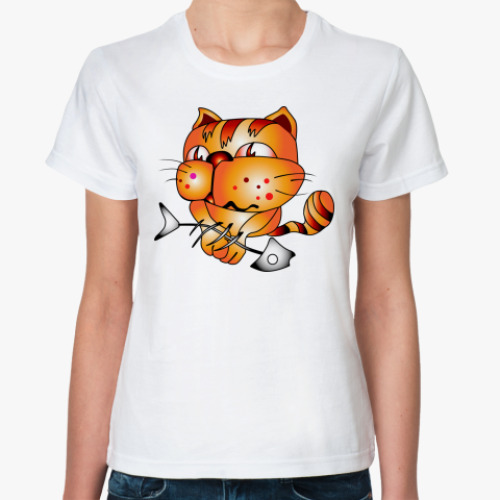 Классическая футболка cat