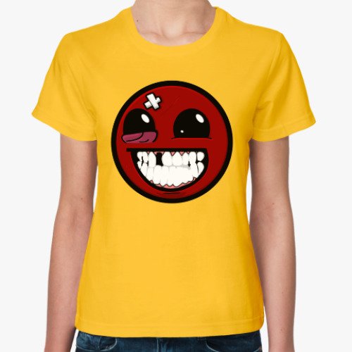 Женская футболка Super Meat Boy