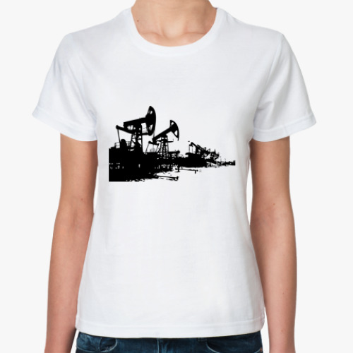 Классическая футболка  Нефть