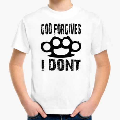 Детская футболка GOD FORGIVES