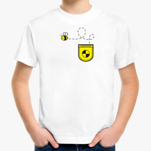 Детская футболка  с секретиком Пчёлка