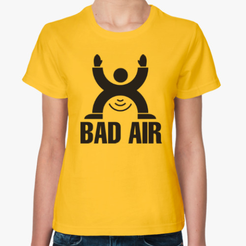 Женская футболка Плохой воздух