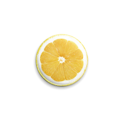 Значок 25мм Лимон