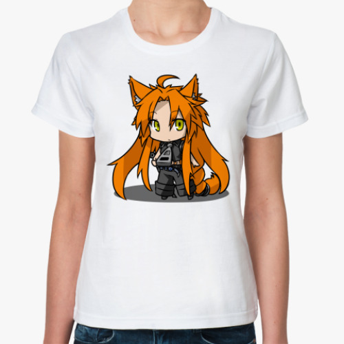 Классическая футболка  Chibi Fox