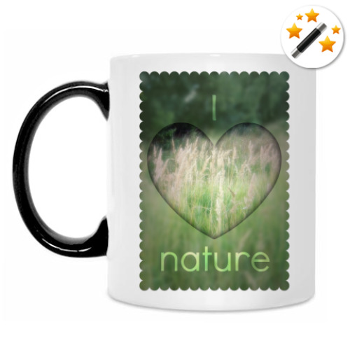 Кружка-хамелеон I Heart Nature