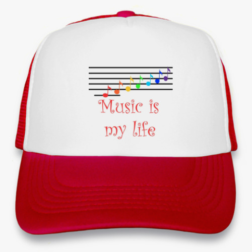 Кепка-тракер 'Music'