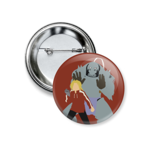Значок 37мм Стальной алхимик Fullmetal Alchemist