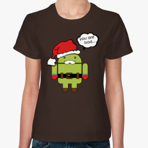 Женская футболка Droid Moroz