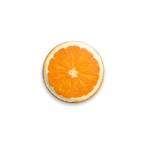 Значок 25мм  Апельсинчик