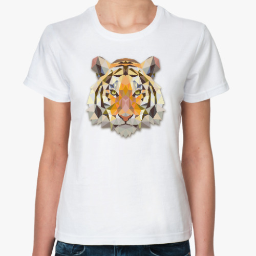 Классическая футболка Призма тигр
