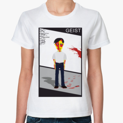 Классическая футболка GEIST Ebm,Dark Electro, Dioxyd