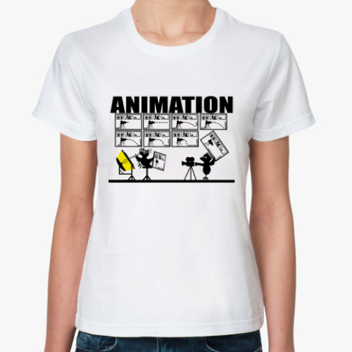 Классическая футболка  анимация