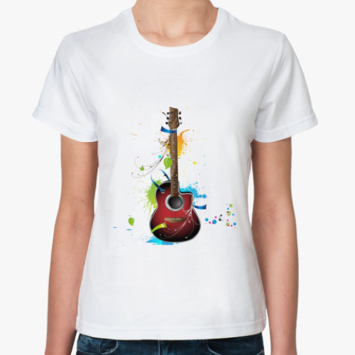 Классическая футболка Гитара