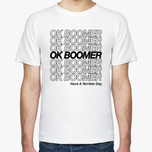 Футболка Ok Boomer Окей, бумер