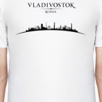 Владивосток Россия, силуэт города