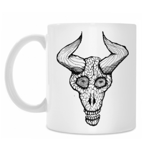 Кружка Bull skull/Бычий череп/Смерть/Western