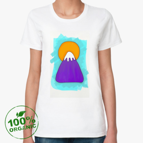 Женская футболка из органик-хлопка  Mountain