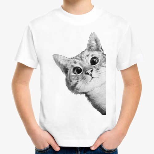 Детская футболка Милый кот