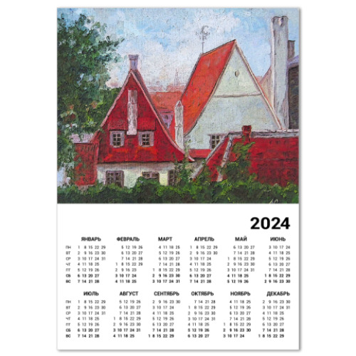 Календарь Таллинские крыши