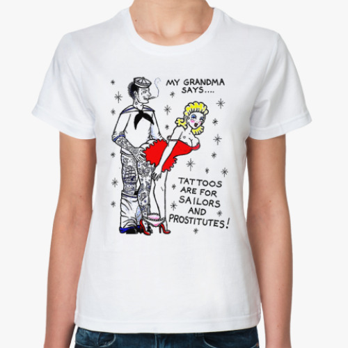 Классическая футболка  GRANDMA