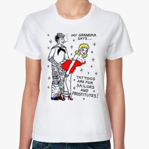 Классическая футболка GRANDMA