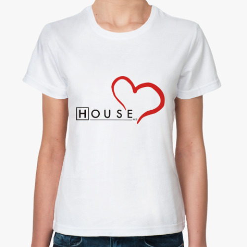 Классическая футболка House Love